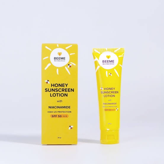 Beeme Honey Sunscreen Lotion With Niacinamide SPF 50+++ 20GR