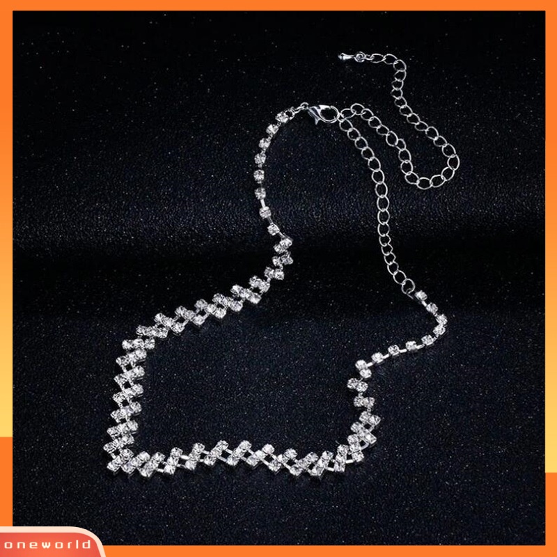 [ONR] Berlian Imitasi Set Rantai Bridal Chain Set Perhiasan