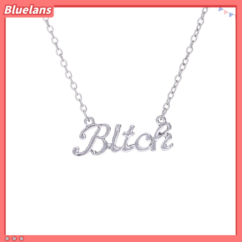 [BLS] Kalung Laris Kalung Fashion Huruf Pendek Kalung Rantai Klavikula