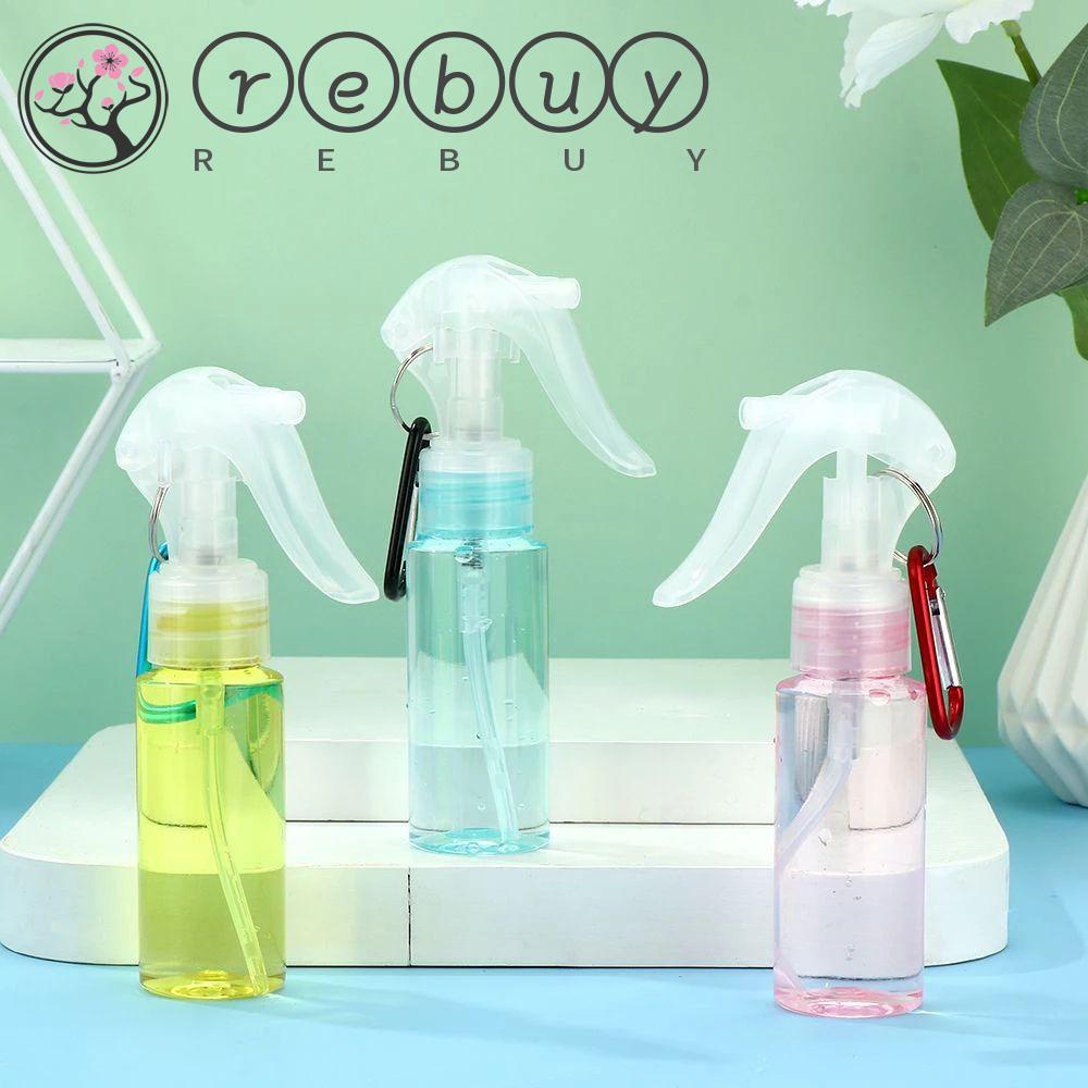 Rebuy Spray bottle With Keychian Plastik Transparan Sabun Tangan Travel Wadah Isi Ulang Hand Sanitizer Trigger Botol Semprot