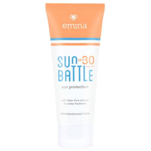 EMINA SUN BATTLE SUN PROTECTION SPF 30 PA +++ 23/60ML BPOM