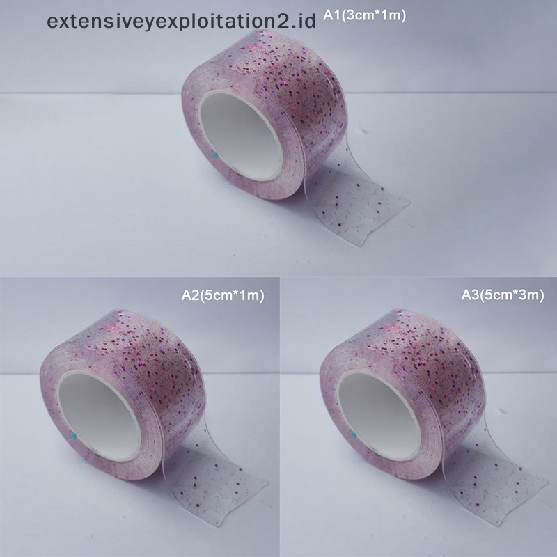 {NEW} Nano Roll Sticky Ball Tape Glitter Deion Sticky Ball Mainan Tape Dewasa Anak.