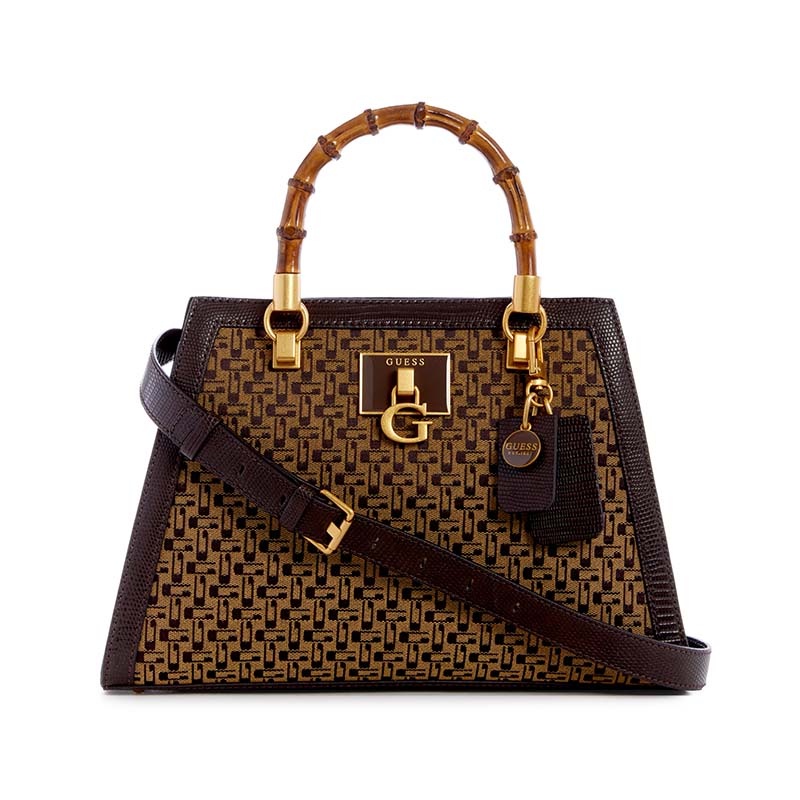 STEPHI BAMBOO SATCHEL - TAS GUESS ORIGINAL WANITA Branded