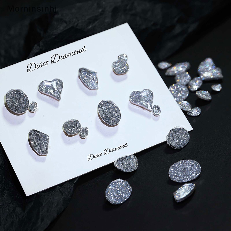 Mornin 1Bag Glittery Rhinestone Nail Art Kristal Pesona Manicure Dekorasi Perhiasan id
