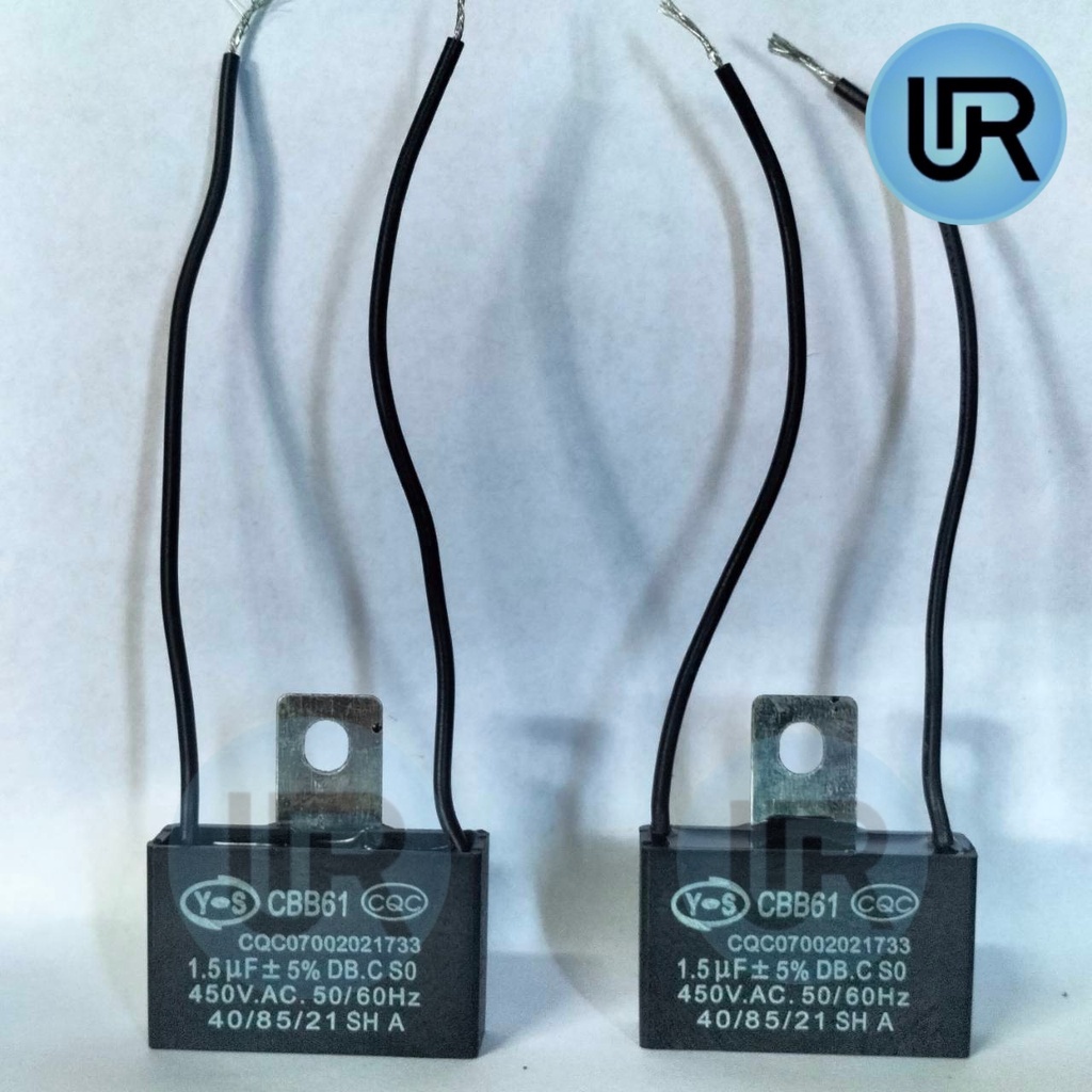 KAPASITOR KIPAS ANGIN | KAPASITOR MULTIFUNGSI | CAPASITOR 1.5 UF | KAPASITOR 1.5 UF KABEL | CAPASITO
