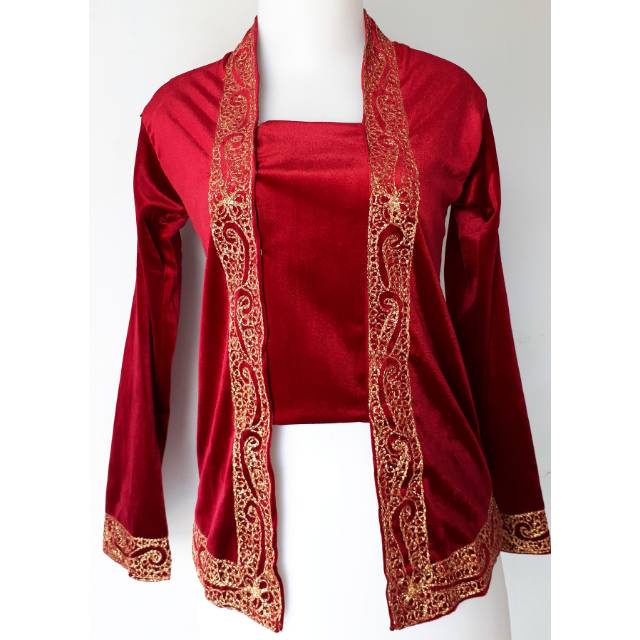 Kebaya dan Sorjan Kebaya kutubaru bludru jumbo Lurik