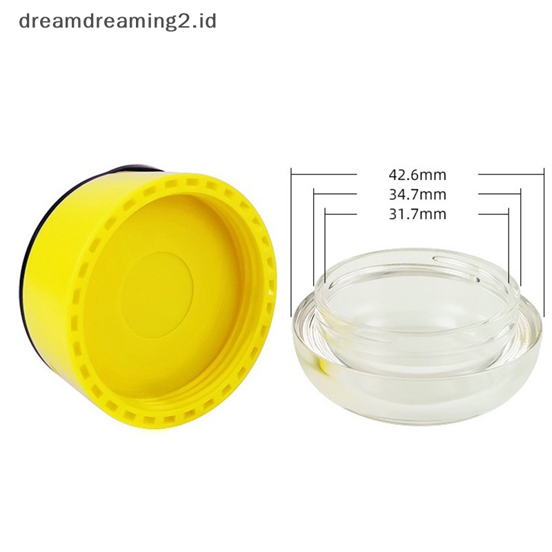 (drea) 1pc 6g Botol Film Bibir Kosong Kotak Film Bibir Dengan Sendok Lip Balm Bottng Kosong //
