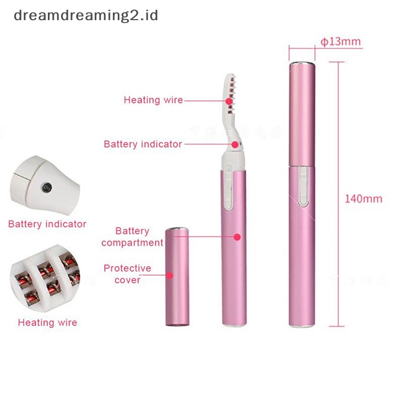 (drea) Pengeriting Bulu Mata Elektrik Pemanas Rechargeable Eyelashes Curler Quick Heag //