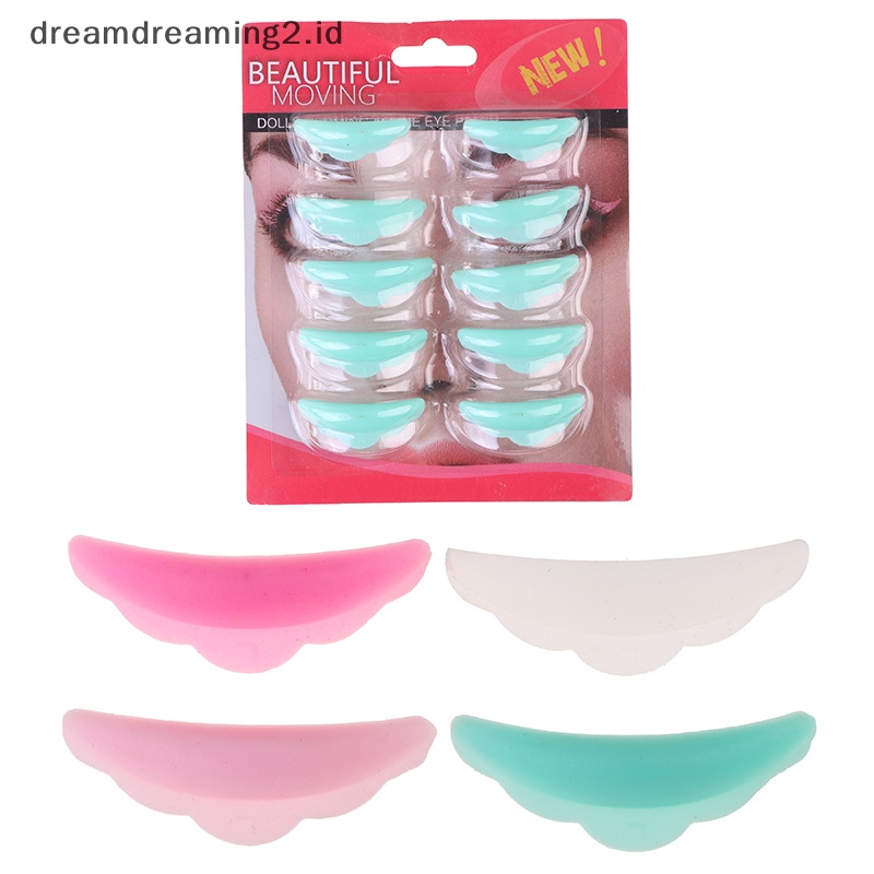 (drea) 5pasang/bag Eyelash Lift Curlers Curl Shields pads S M M1 M2 L Batang Silikon Lembut //