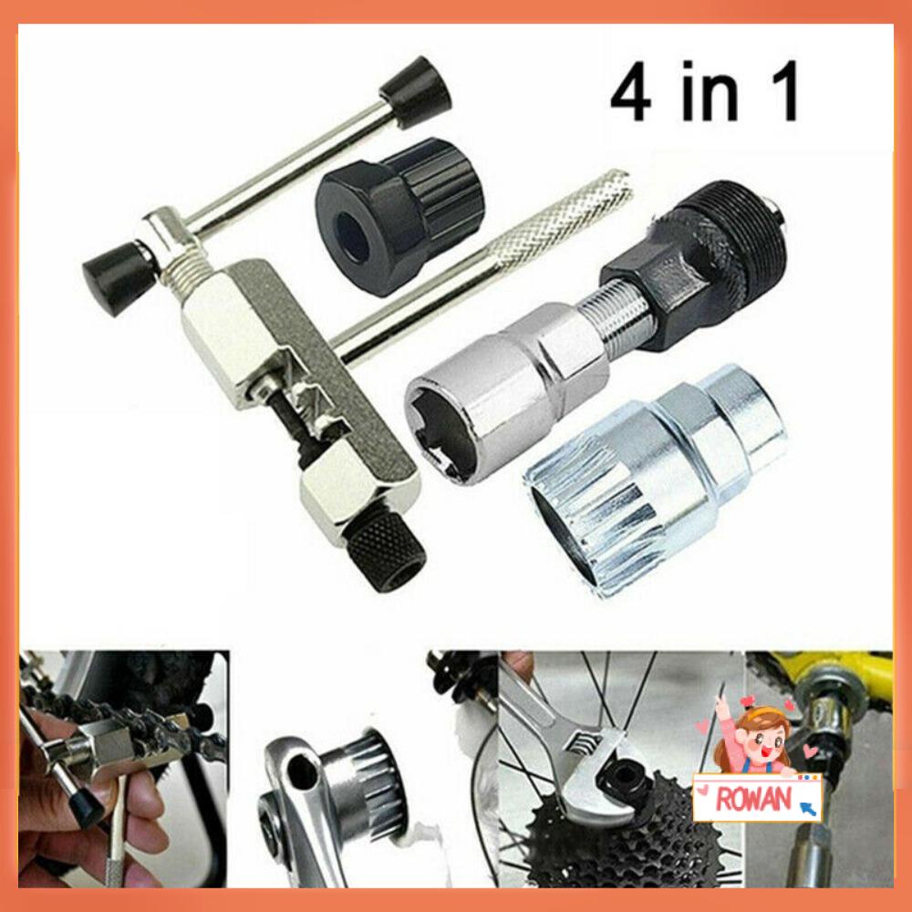 R-FLOWER 4pcs Bike Repair Kit Sepeda Gunung Multifungsi Alat Sepeda Engkol Sepeda Outdoor Aksesoris Sepeda Repair Tools