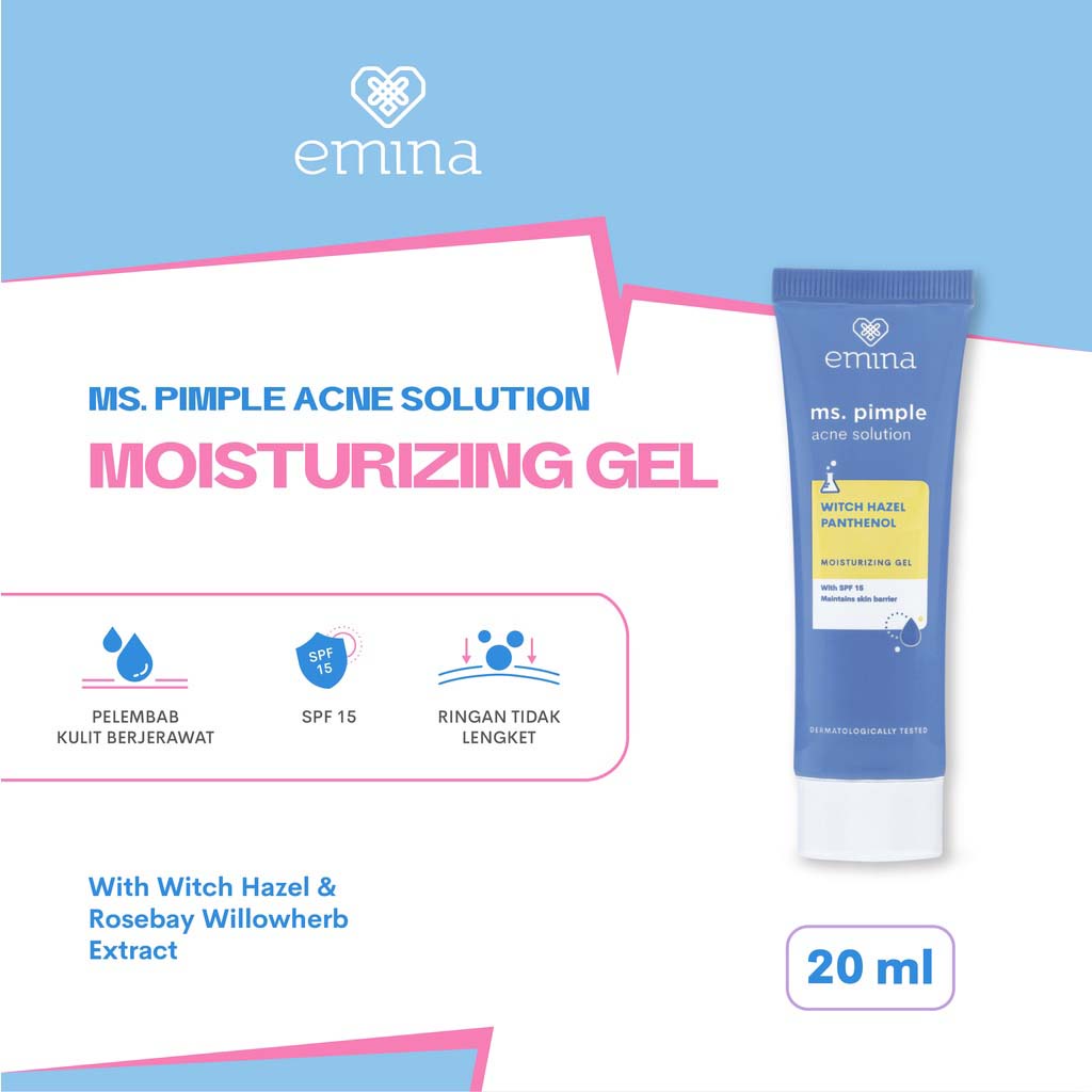 Emina Ms. Pimple Acne Solution Moisturizing Gel - 20ml