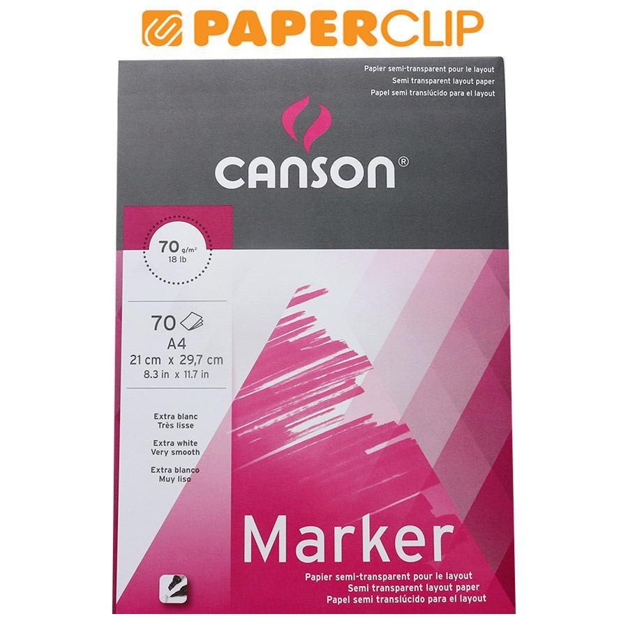 

KERTAS / PAPER PAD CANSON MARKER 70S A4 70G