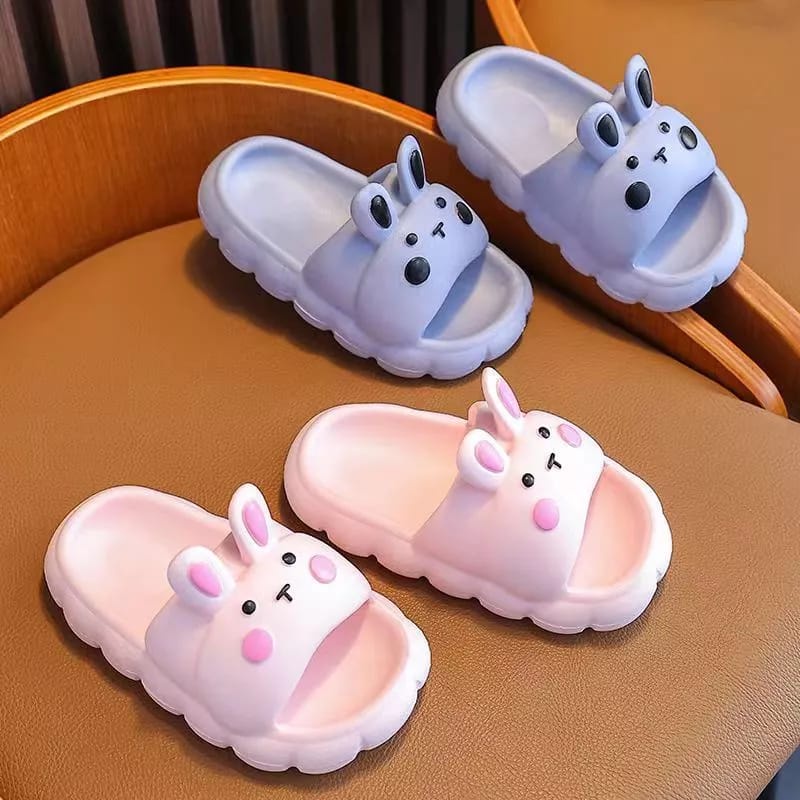 LittleAaron HALO RABBIT Sandal Selop Rabbit Import Anak  Terbaru Sendal Selop DIY Perempuan Karakter Lucu Bahan Karet