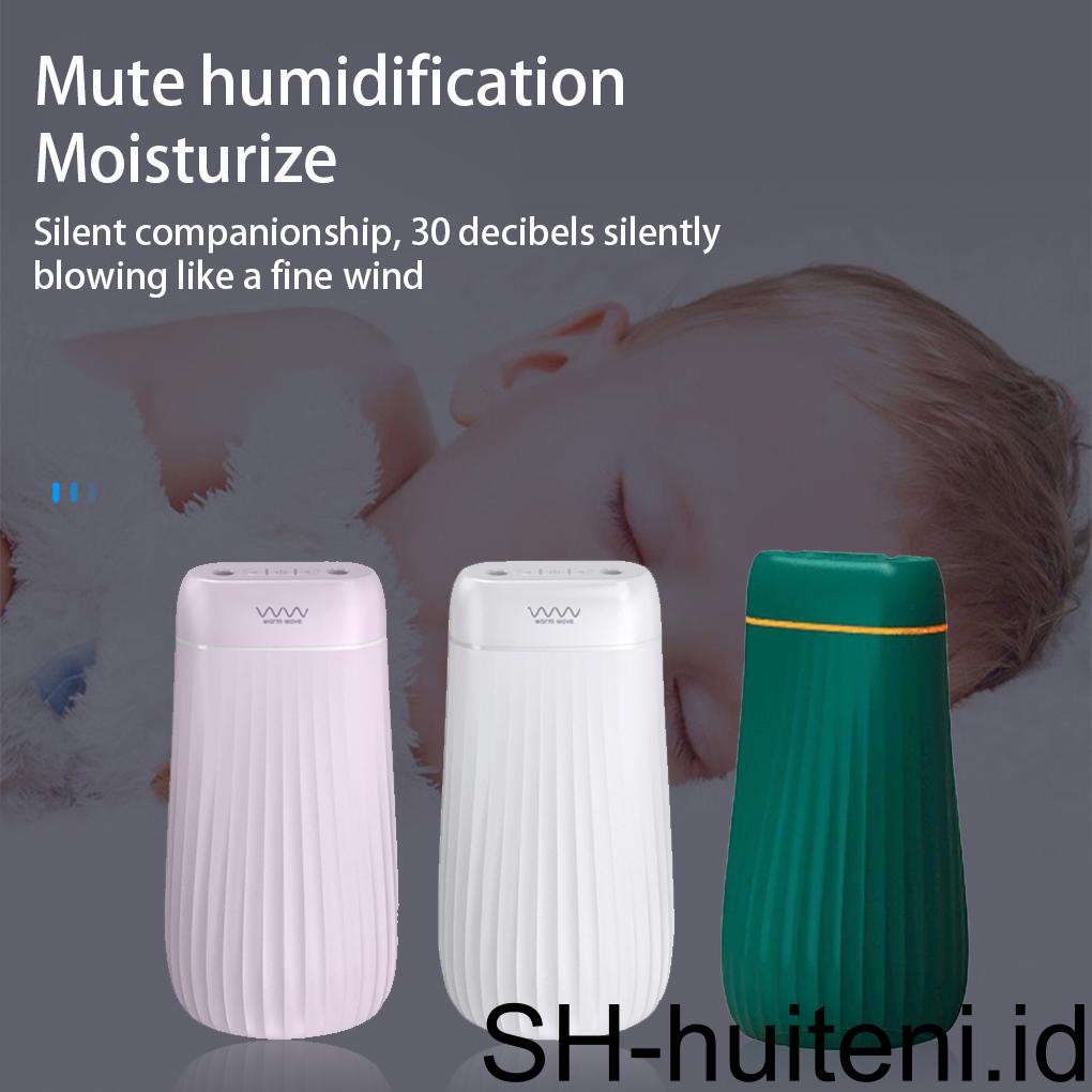 Pengharum Ruangan Mini Humidifier Aroma Diffuser Isi Ulang Nozzle Ganda Dekorasi Indah Decor Desktop Kamar Tidur