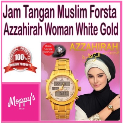 JAM TANGAN FORSTA AZZAHIRAH WHITE GOLD WANITA JAM TANGAN WANITA