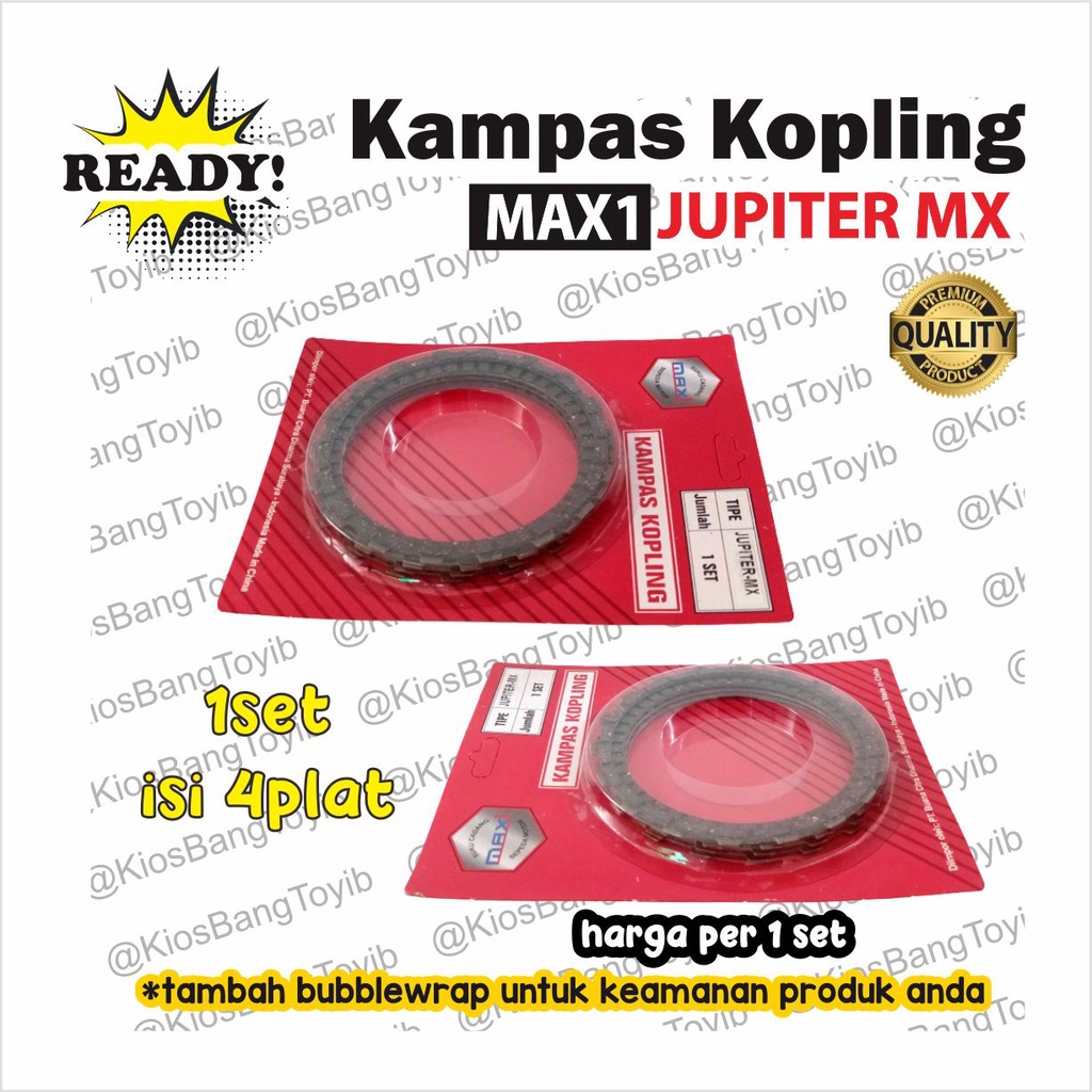 1set Kampas Plat Kopling Yamaha JUPITER MX 4pc (Max1)