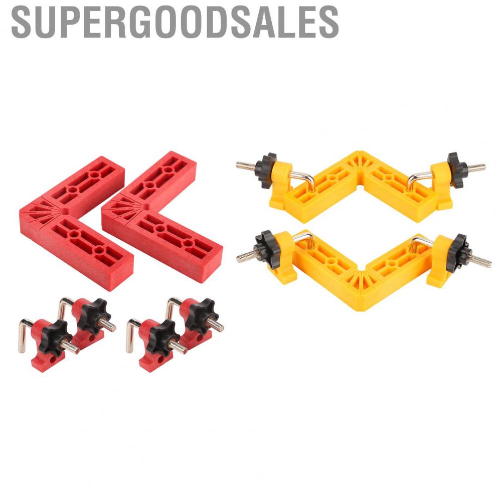 Supergoodsales Right Angle Clamps  Non Damaging 90 Degree Beveled Edge Corrosion Resistant for Box Picture Flame Carpenter