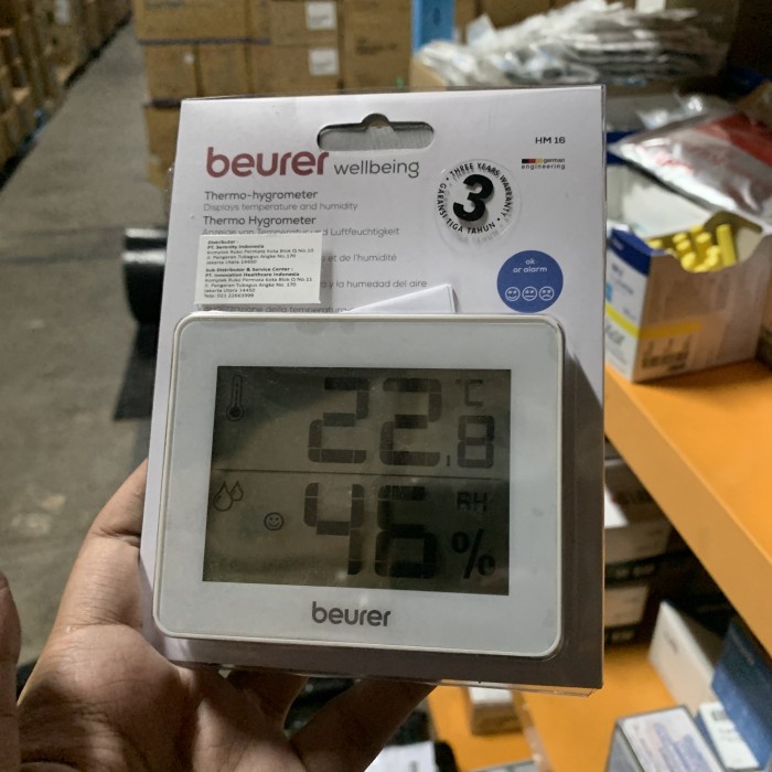 Thermo Hygrometer Beurer HM 16 / Pengukur Suhu dan Kelembaban HM 16