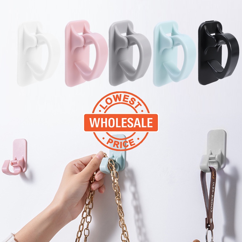 [Grosir] Rak Penyimpanan Wastafel Tempel Dinding Multifungsi/ Tujuan Ganda Tahan Air Kait Perekat Kuat/Non Meninju Kait Tanpa Jejak Kamar Mandi/ Kait Penyimpanan Barang Rumah Universal/