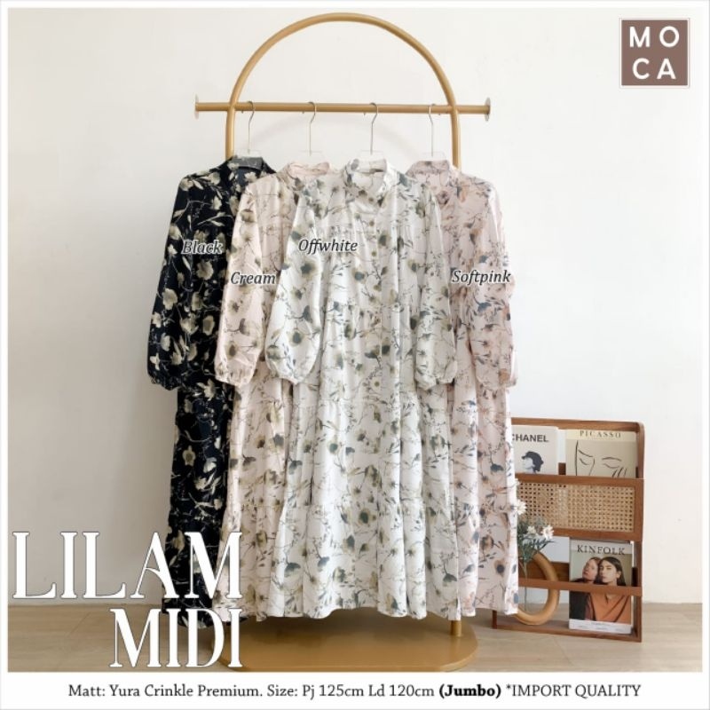 LILAM MIDI Jumbo ORI MOCA | Ld120 Yura Crinkle Premium