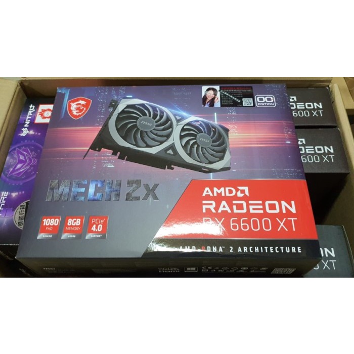 367 COMP VGA MSI RX 6600XT MECH 2X 8GB DDR6