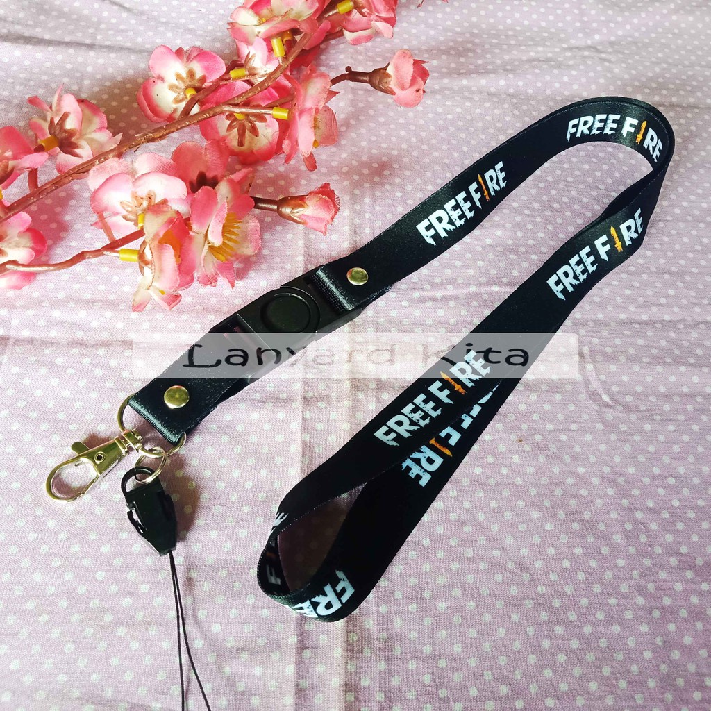 

FREE FIRE LANYARD TALI GANTUNGAN HP ID CARD PRINTING