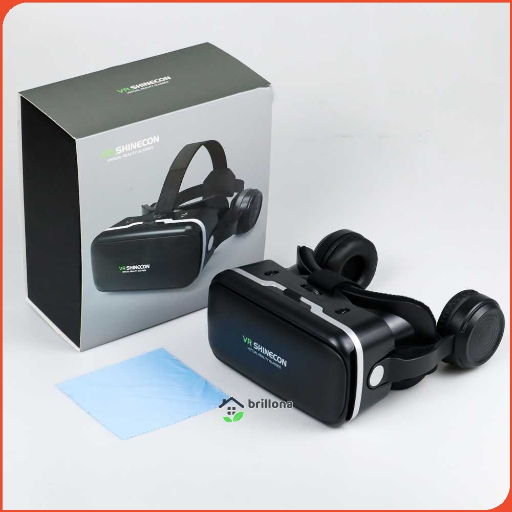 Shinecon 6.0 VR Box Virtual Reality Glasses dengan Headphone
