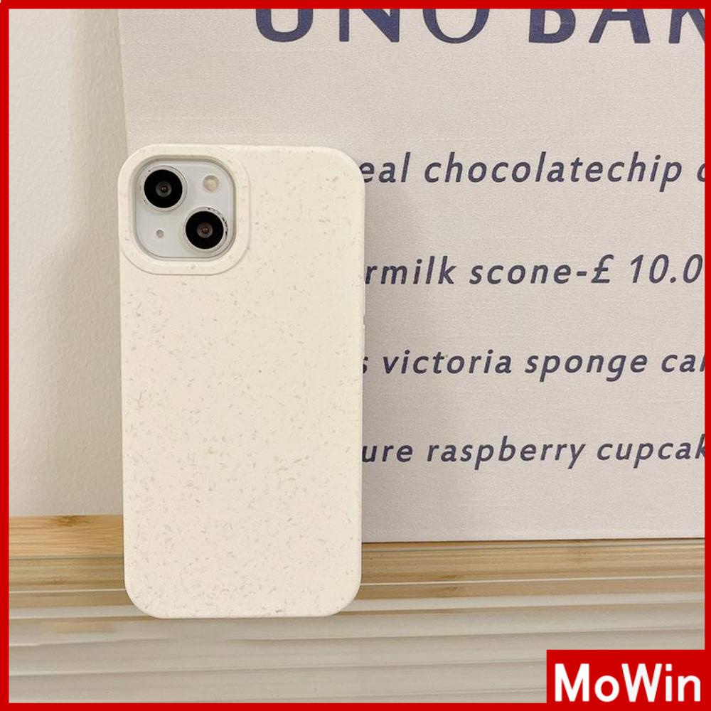 Case iPhone 14 Pro Max iPhone Case Ramah Lingkungan Jerami Gandum Phone Case TPU Lembut Shockproof Perlindungan Warna Solid Sederhana Kompatibel dengan iPhone 13 Pro Max 12 Pro Max 11 Xr Xs Max 7