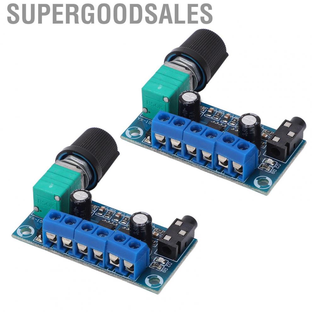 Supergoodsales Audio Power Amplifier Board  Hi Fi 20W AMP Module Dual Channel 9-15V 2PCS for Home