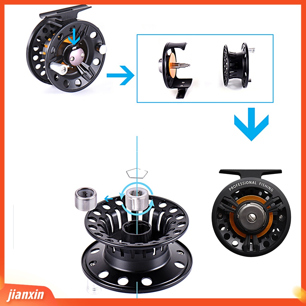 (In Stock) Fly Fishing Reel Ball Bearing Profesional Quick Release Kiri/Kanan Ditukar. Alat Peredam Kecepatan Tinggi Portabel High Speed Metal Spinning Reel Memancing Laut