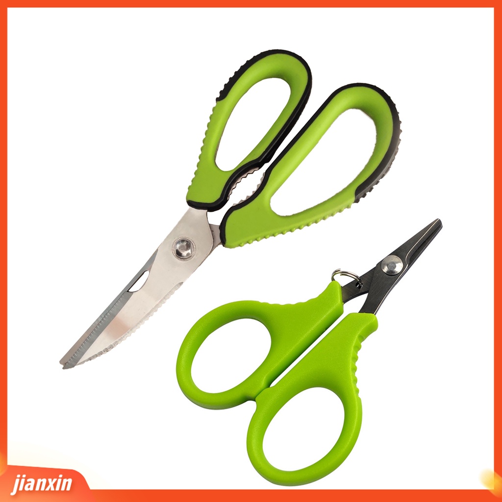 (In Stock) Gunting Pancing Ergonomics Anti Karat Potong Pancing Stainless Steel Gunting Pancing Multifungsi Memancing Outdoor