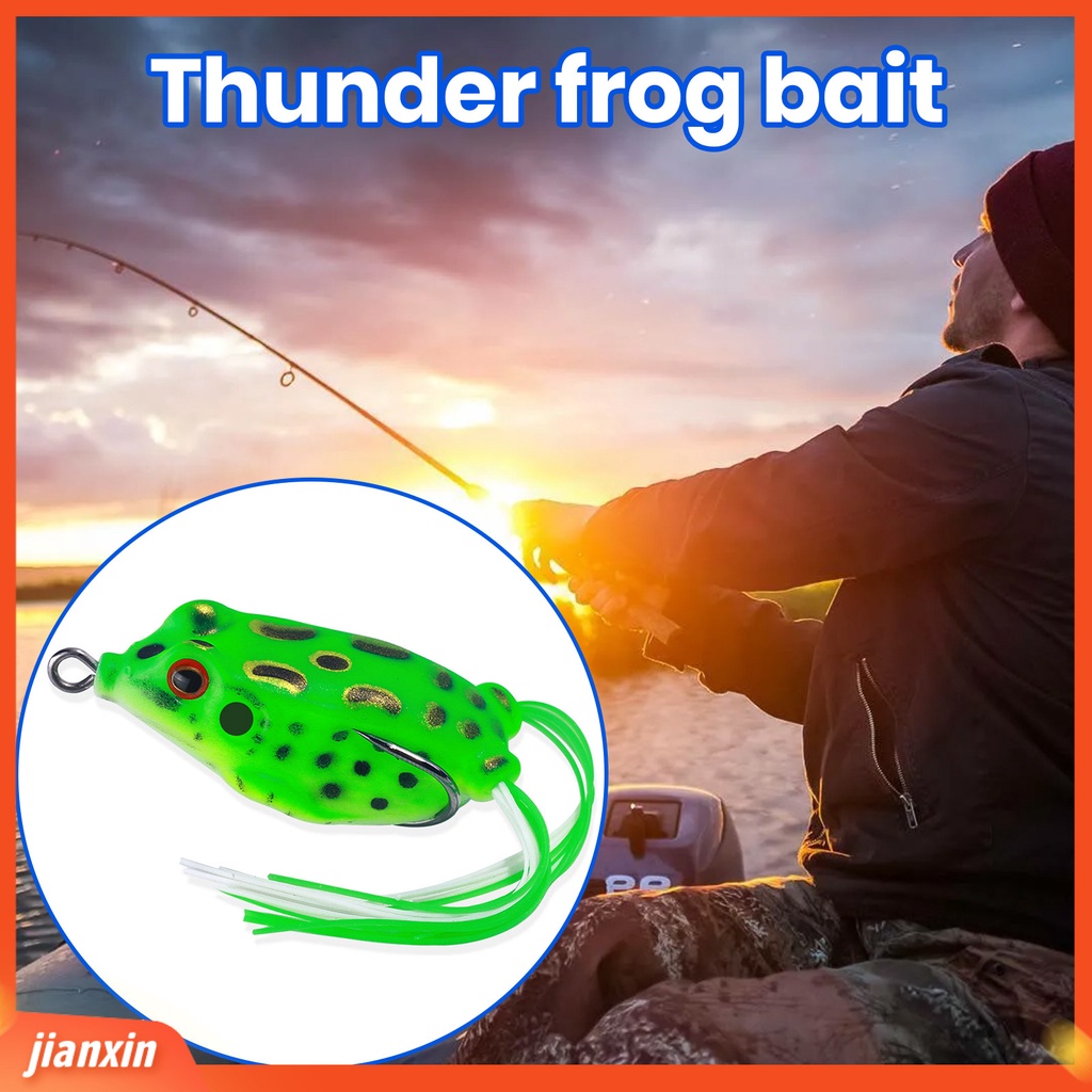 (In Stock) 6cm /12.5g Umpan Bionic Tajam Kait 3D Mata Kodok Desain Simulasi Realistis Angling Ikan Hitam Jalan Umpan Palsu Memancing Luar Ruangan