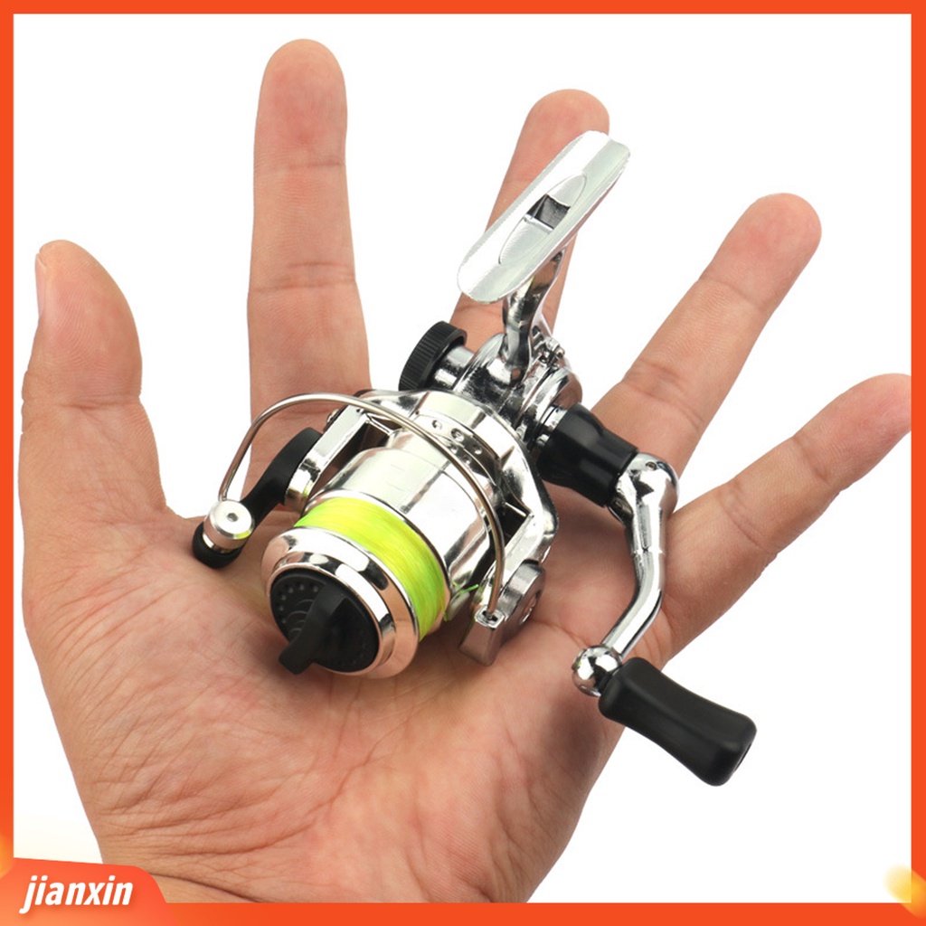 (In Stock) Upgraded XM100 Mini Metal Fishing Reel Spinning Wheel Bearing Fish Tackle Gear