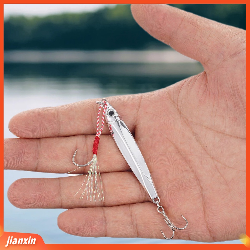 (In Stock) 14g /20g Umpan Pancing Simulasi Cermin Desain Refleksi Bahan Metal Umpan Mendesis Kecil Untuk Bass Laut