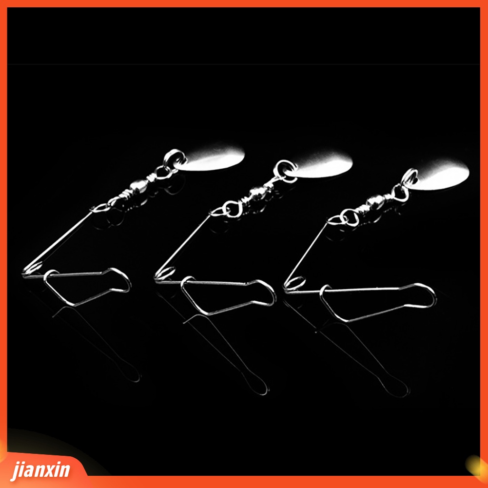 (In Stock) Stainless Steel Spinnerbait Pisau Lures Rigs Sendok Pancing Bracket Keseimbangan