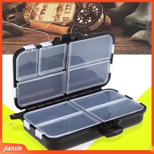 (In Stock) Panas 9kompartemen Aneka Umpan Pancing Fishing Tackle Box Tempat Penyimpanan