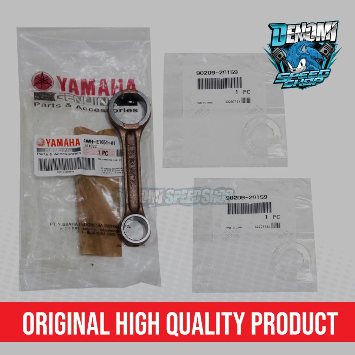 Stang Setang Seher Piston Seker Set Conrod Kit Yamaha F1ZR FIZR F1Z FIZ R Force 1 Original YGP 4WH-E1650-00