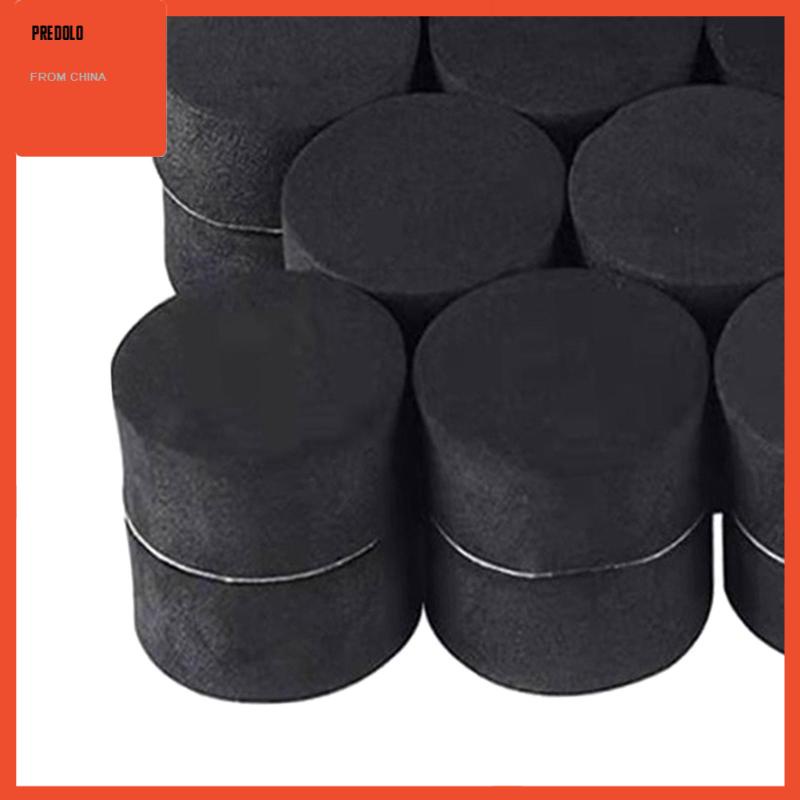 [Predolo] 40x Kaki Pot Bunga Perekat Satu Sisi Invisible EVA Black Furniture Foot
