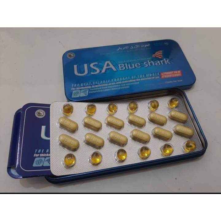 READY STOK USA BLUE SHARK