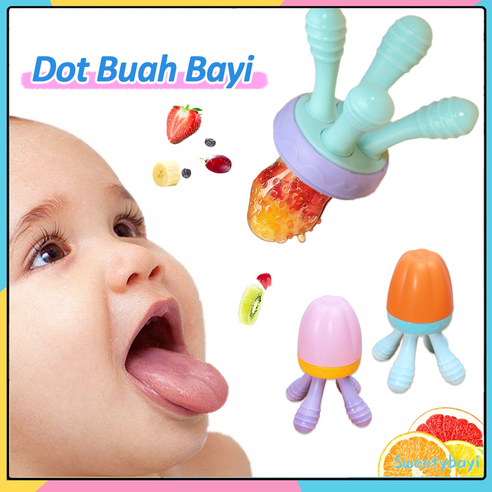 Sweetybayi Dot buah bayi mpasi Empeng buah bayi Baby fruit feeder silicon