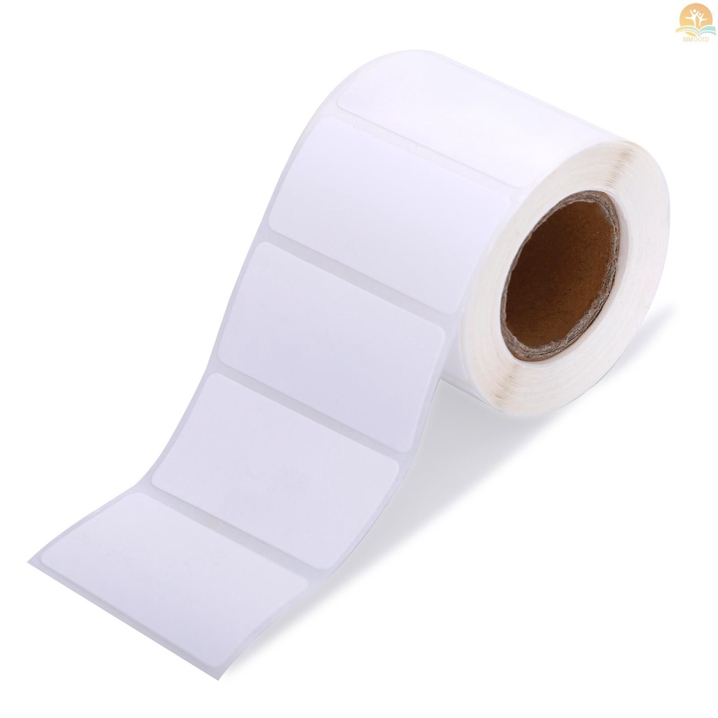 In Stock Label Printer Stiker Kertas Label Thermal Self-Adhesive Printable Paper Roll Tahan Air Minyak Tahan Sobek Untuk Harga Cetak Barcode Nama Untuk Therm Seri DP23/DP30