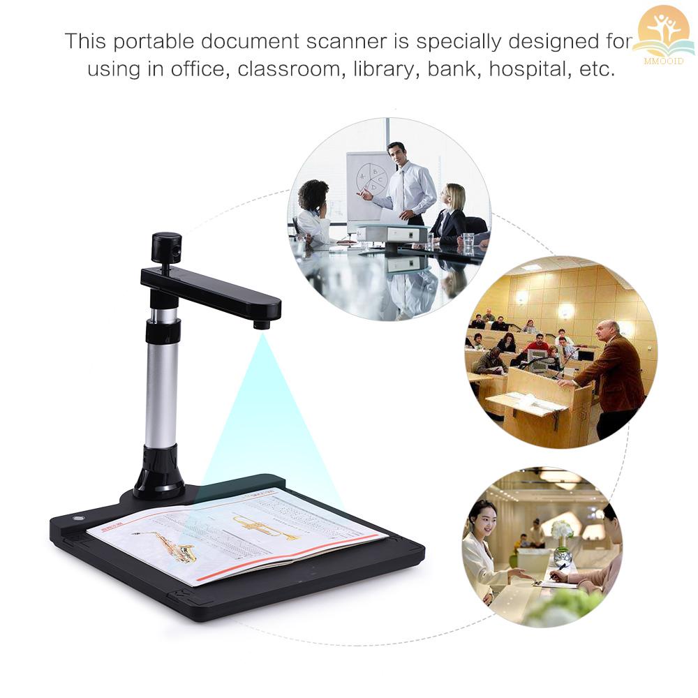 In Stock Adjustable HD High Speed USB Gambar Buku Dokumen Kamera Scanner Lensa Ganda (10Mega-pixel &amp; 2mega-pixel) Maks. A3 Scanning Size Dengan Fungsi OCR Lampu LED Untuk Ruang Kelas Of