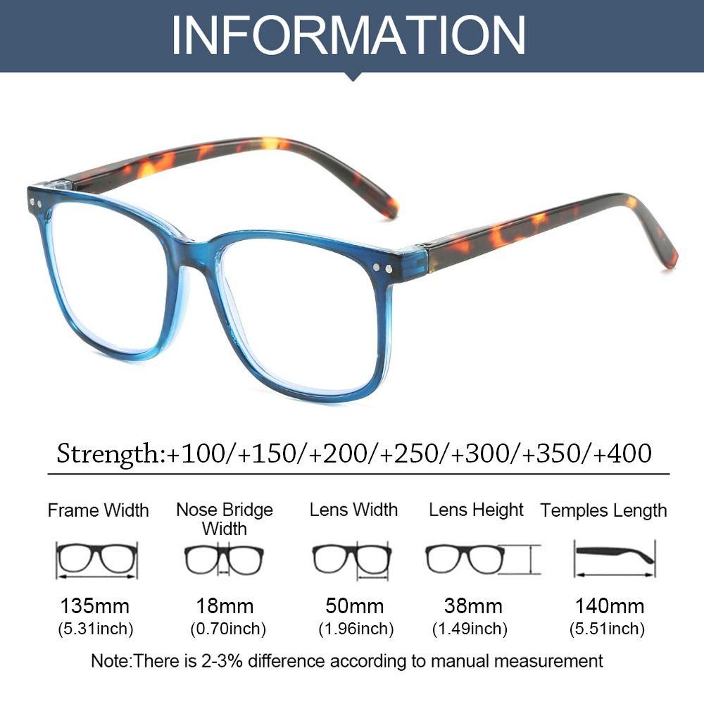 LILY Frame Ultra Ringan, Kacamata Baca Pelindung Mata, Kacamata Hiperopia Cahaya Biru Portabel Vintage Yang Nyaman Untuk Pria Wanita