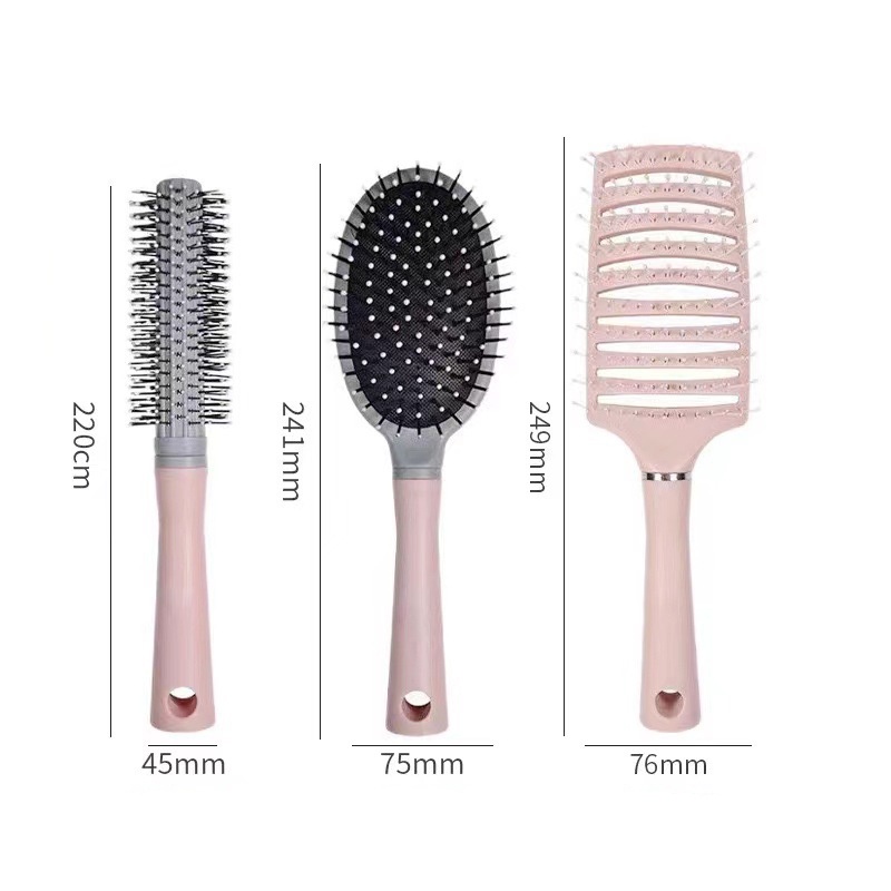 Sisir Besar Kotak Anti Rontok Model Melengkung(Curved) Pijat Kesehatan Pria Dan Wanita /Sisir Anti Kusut, Anti Nyangkut