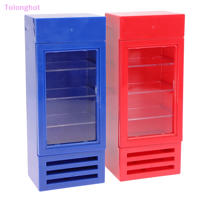 Tolonghot&gt; 1Pc 1:12 Rumah Boneka Miniatur Toko Dapur Kulkas Fridge Freezer Untuk Boneka Dekorasi Ruang Tamu Aksesoris Mainan Anak Dengan Baik