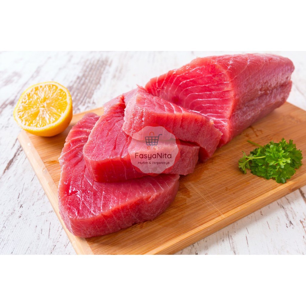 

Ikan Tuna Segar Fillet Steak Sushi Kiloan Merah Denpasar