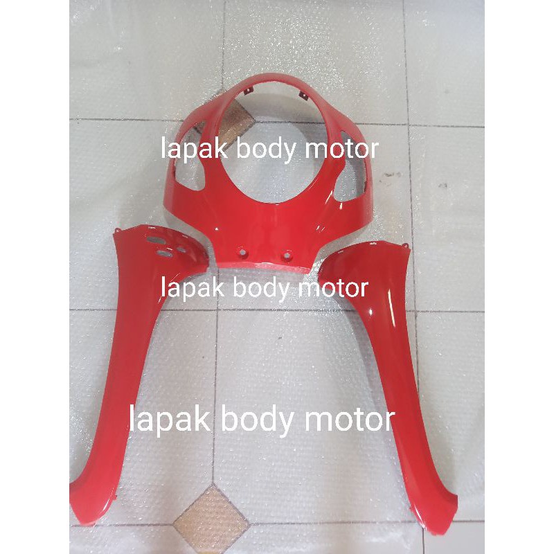 cover fullset tameng bodi body depan sayap bawah kanan kiri scoopy scopy 2020 2021 k2f merah