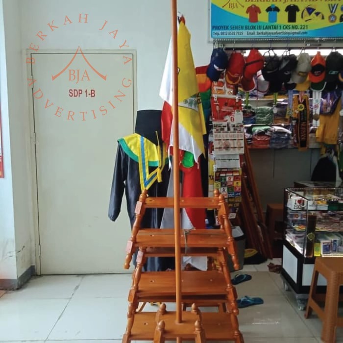 EDD Tiang Bendera Pataka 1 Lubang