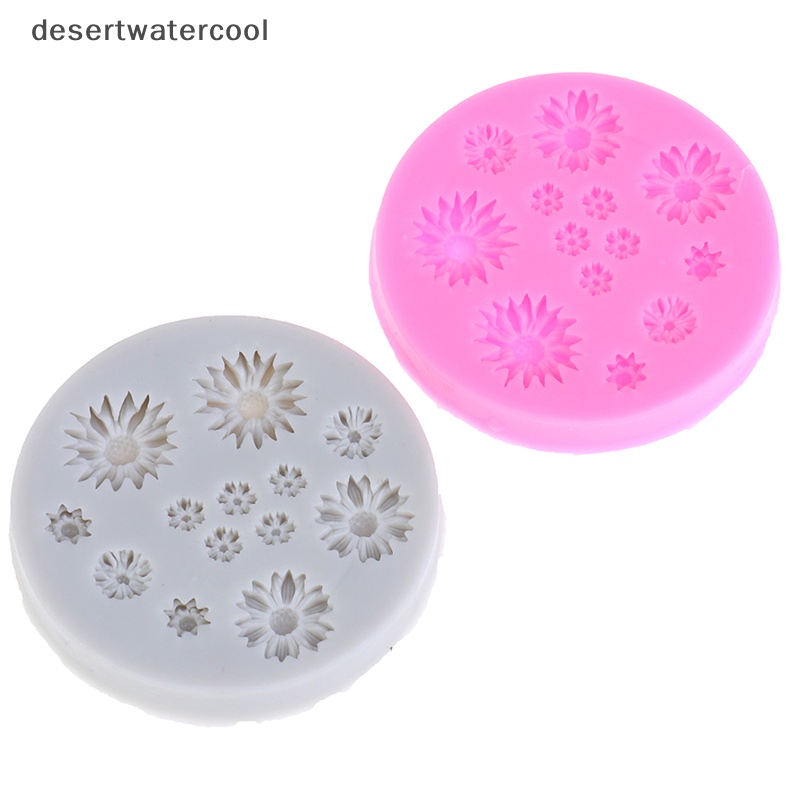 Deid Daisy Cetakan Silikon Bunga Silicone Cake Mold Wedding Alat Kue Dekor Martijn