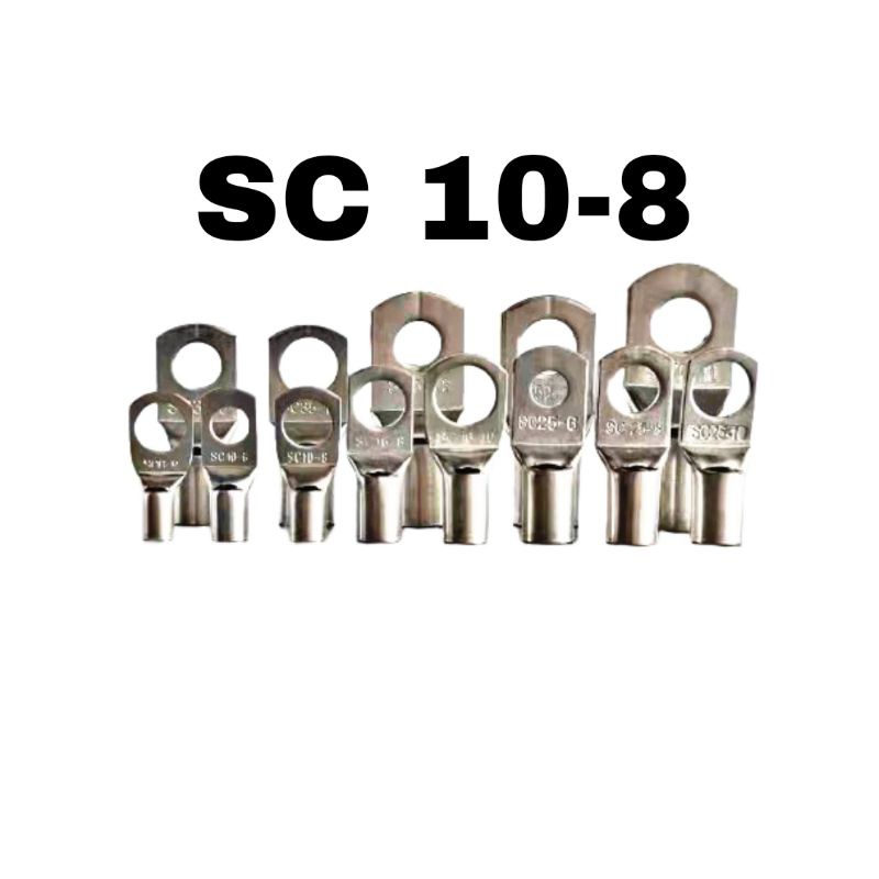 Skun Kabel SC 10-8 Tembaga Skun Kabel Nyaf 10mm Baut 12